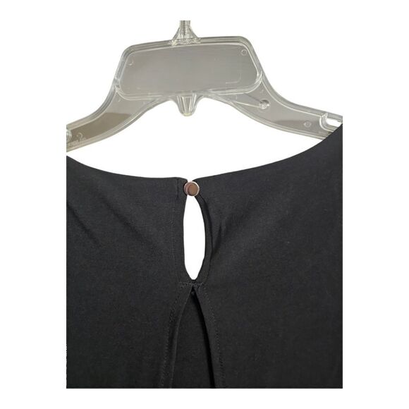 CHICO'S Black Sleeveless Popover Dress - Size 1 NWT - Picture 7 of 11